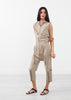 Sleeveless Harem Flightsuit